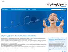 Tablet Screenshot of ethylhexylglycerin.com